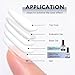 MEET ACROSS 150ml White Nail Extension Kit with Primer & Dehydrator, All-in-One Gel Nail Kit for Salon-Quality Extensions, Long-Lasting & Easy to Use, Perfect for DIY Nail Art Enthusiasts