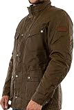 MIĘDZYNARODOWY Barbour DUKE WAXED Giubbotto Brown da Uomo MWX0337-BR31, br?zowy, XXL
