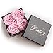 Produktbild Rosemarie Schulz Kleine Rosenbox ewige Rosen konserviert Geschenkbox/Danke Sagen (6 x 6 cm, Rosa)