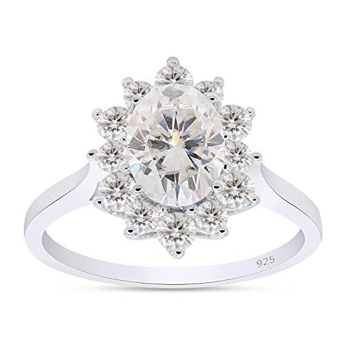 SAVEARTH DIAMONDS 1 3/4Jbg 8x6mm I[o&EhJbg lHAbTiCg _Ch I[o wC[ w 14KS[h X^[OVo[ (G-H J[ VVS1 NeB 1.75 Cttw)