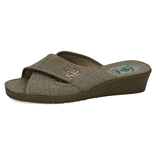 Chaussures KS pour femme confortables KOKIS 23321 taupe taille 41