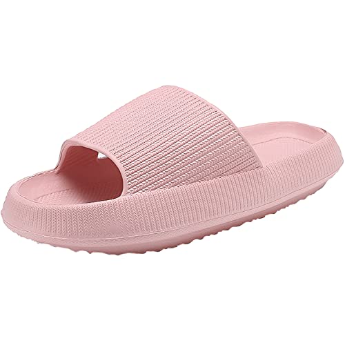 PLMOKN Slippers for women mens pillow cloud slides house indoor and outdoor summer sandals bedroom shower non-slip comfortable open toe slippers