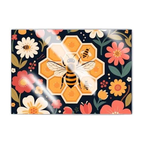 Tabla de cortar rectangular de vidrio templado CALCA 12 unidades miniatura 5