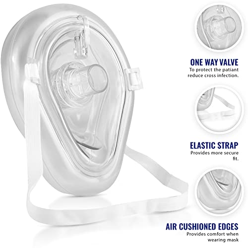 Asa Techmed First Aid Medical Cpr Rescue Mask, Adult/Child Pocket Resuscitator, Hard Case With Wrist Strap, Gloves, Alcohol Prep Pads, One Way Valve Cpr Face Shield Kit #TOP2