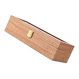 APERTURA CON 1 MANO: Hebilla de metal dorado especialmente diseñada para la apertura con una sola mano, las bisagras de metal refinado sostienen la tapa en buenas condiciones