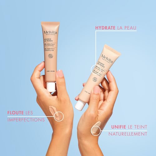 Bébé Crème Source De Roses 6en1 Soin Perfecteur Bio Melvita Le Tube De 40ml - vue 3