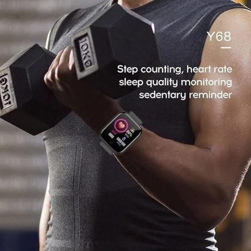 Image of AJO Smart Watch ID116 for Touchscreen Smart Watch, Screen, Pedometer, Sedentary Reminder, Sleep Monitor, Instant Notification, Anti-Lost, for Android & iOS - Black