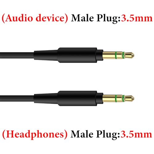 Cable de audio compatible con auriculares Sony, 3.5mm, 1.2 m miniatura 3