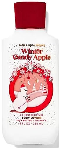 Bath and Body Works Super Smooth Body Lotion Sets Gift For Women 8 Oz (Winter Candy Apple)