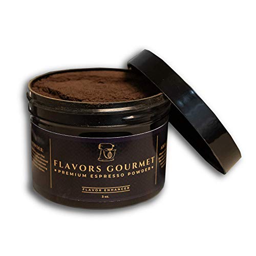 Flavors Gourmet Premium Espresso Powder, 3 oz