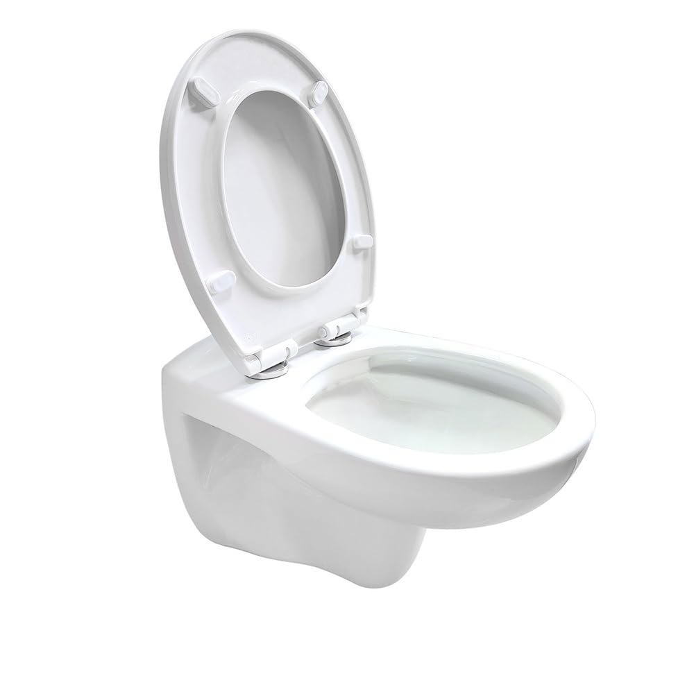 Geberit Komplettset Wand Hänge WC Spülrandlos | Deckel, Vorwandelement, Schallschutz, Betätigungsplatte