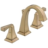 DELTA FAUCET 3551-CZMPU-DST Dryden Two Handle Bathroom Widespread Faucet, Champagne Bronze
