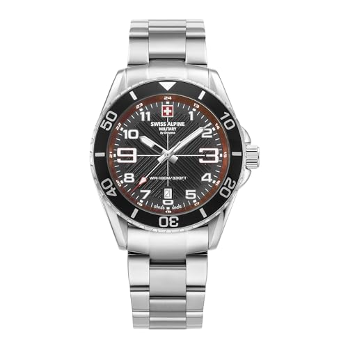 Swiss Alpine Military 7029.1 montre analogique homme quartz acier