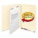 Smead 68027 Manila Self-Adhesive End/Top Tab Folder Dividers, 2-Sections, Letter (Box of 100)