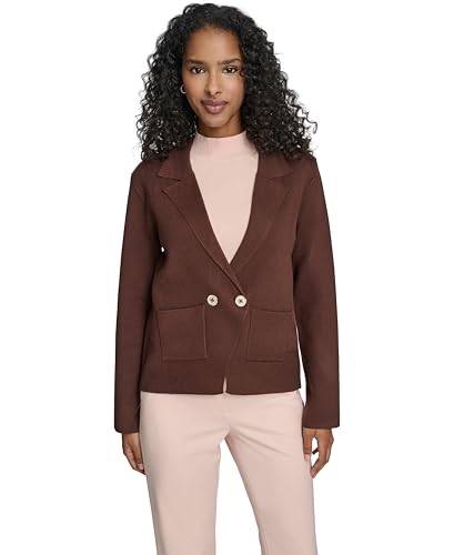 Tommy Hilfiger Women's Solid Double Breasted Collard Jacket