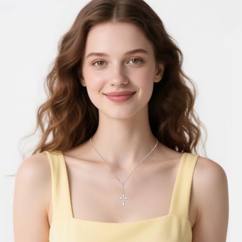 Breast Cancer Necklace Breast Cancer Gifts for Woman 925 Sterling Silver Pink Ribbons Jewelry Gifts for Women Lovers 6