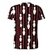 Bowling Men's T-Shirts Short Sleeve Tees Undershirts Crewneck Tops for Sports Casual