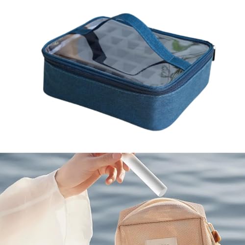 Bolsa multifuncional para de uñas con tapa transparente para evitar derrames y localizar tonos 7