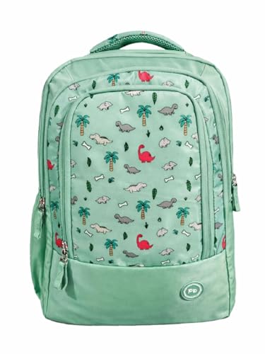 Image of PB Pearlbags 18L Printed Casual Backpack,3 Compartment,Premium Fabric,Water Resistant Anti Theft,School & College Bag for Boys and Girls,Office & Travel Bag for Men and Women,45X30X13 Cms