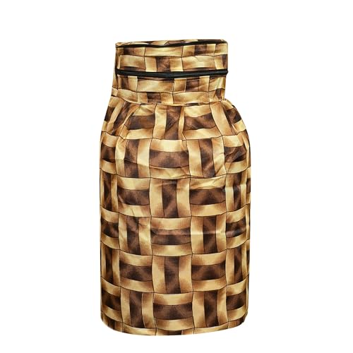 Image of Woah Cotton DustProof and Dustproof LPG Gas Cylinder Cover| Top Design Stain| Dust| DustProof PVC LPG Gas Cylinder Cover, Polyester Gas Tank Cover Fits StandardG (Pack of 1, Golden Border)