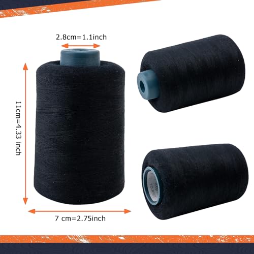 Hilo para costura meta-aramida resistente al calor azul miniatura 3