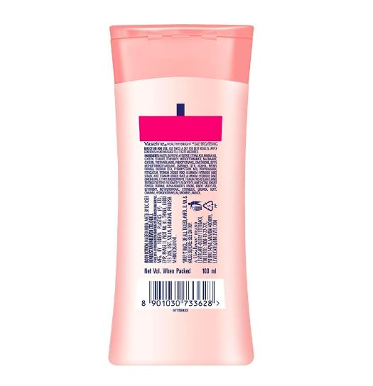 Vaseline Healthy Bright Daily Brightening Body and Face Even Tone Lotion 100 ml - Image 3