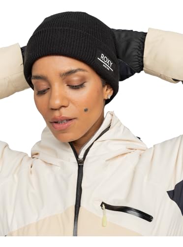 Roxy - Roxy FOLKER Beanie Cap, True Black, Taille Unique Women's