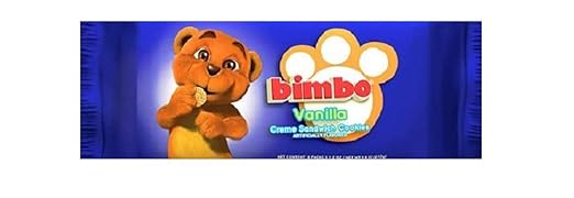 Bimbo Vanilla Creme Sandwich Cookies - 9.28 Ounces (8 individual packets per Pack)
