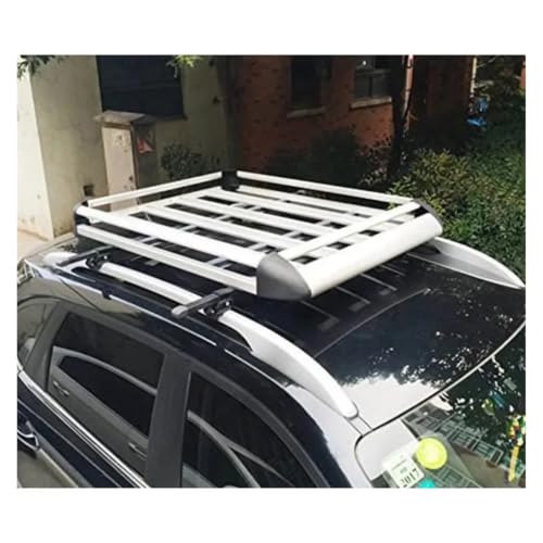 Barras transversales de aluminio 127x90cm para techo de coche SUV 7