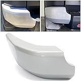 KUAFU Rear Bumper End Caps Cover Compatible with 2007-2014 Toyota FJ Cruiser Replace for TO1104121, 5246235021 (Silver Left Driver Side)