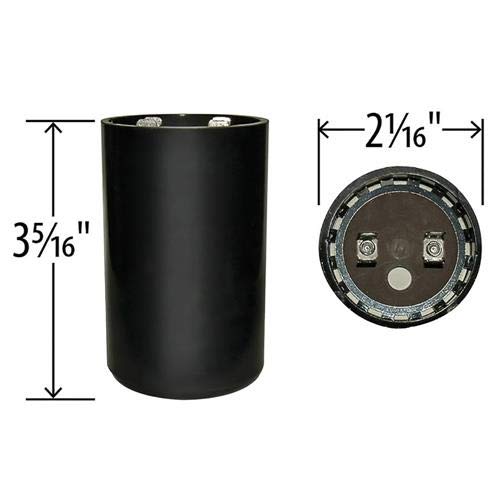 216-259 uF x 220/250 VAC - 11952 Start Capacitor - BMI Replacement # 092A216B250CD6A - Made in The USA