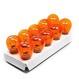 Nennspannung: 12V 10 x BAU15s S25 PY21W 21W Birne Lampe Blinker Glühbirne Gelb Orange 12V