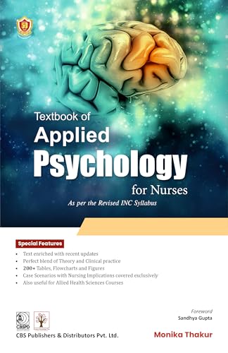 Image of TEXTBOOK OF APPLIED PSYCHOLOGY FOR NURSES AS PER THE REVISED INC SYLLABUS (PB 2025)