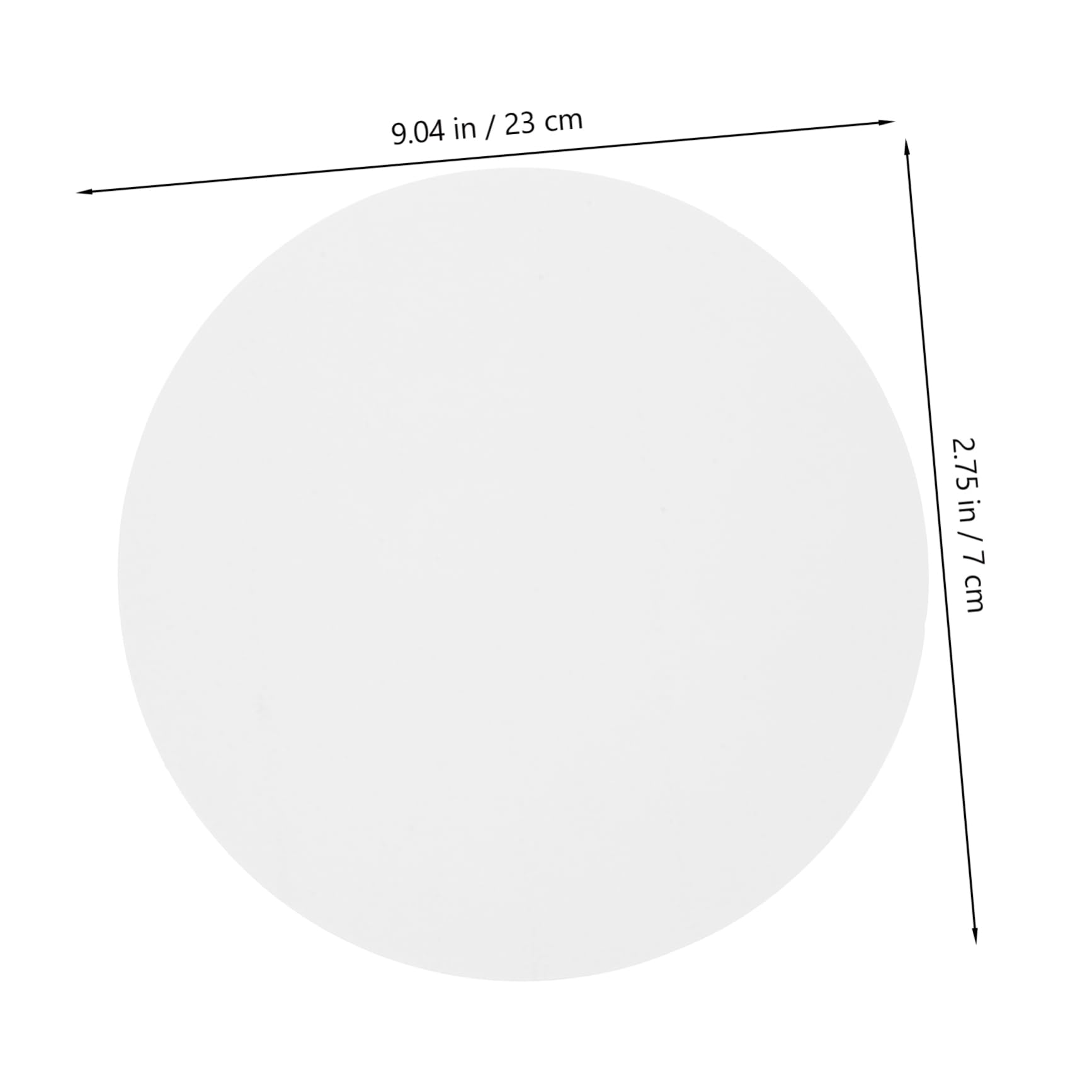 GRIRIW 12pcs Disposable Cake Boxes Coated Cake Circle Bases Elegant Practical for Birthday Wedding