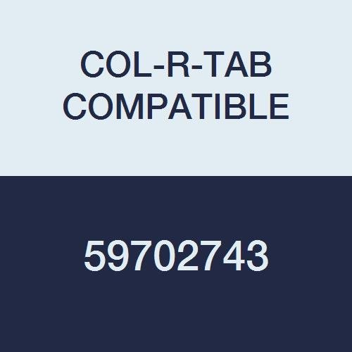 COL-R-TAB COMPATIBLE 59702743 12000 Color Code Alpha"Z" Label, 1-1/2" x 1", Yellow Mylar Permanent (Pack of 500)