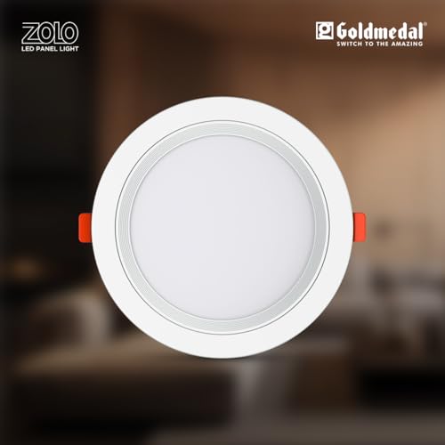 Image of Goldmedal Zolo 3W Round LED Surface Panel Light | Slim & Energy Efficient | Suitable for Bedroom, Living Room, Dining Room & Kitchen |Warm White(3000K)