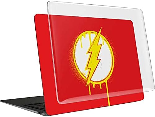 Skinit Case + Skin Compatible with MacBook Air 13in (2020) - Officially Licensed Warner Bros Flash Emblem Drip Design