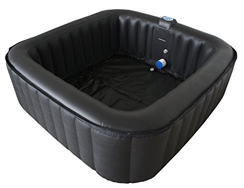 4- 6 Pers. Jacuzzi Whirlpool G- Spa aufblasbar Square Spa ca. 1, 89cm x 1, 89cm GSpa Bubble Spa incl Heizung br-3