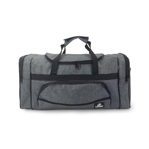 Bolsa de viagem bordo aviao passeio Esportiva media (Cinza Mesclado)