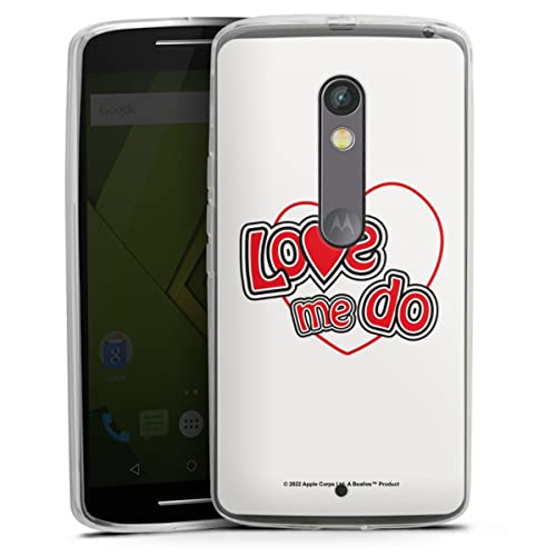 DeinDesign Coque en Silicone Compatible avec Lenovo Moto X Play Etui Silicone Coque Souple Love Me Do The Beatles… - Les Beatles, Paul McCartney, John Lennon, RIngo Starr, George Harrison DeinDesign Coque en Silicone Compatible avec Lenovo Moto X Play Etui Silicone Coque Souple Love Me Do The Beatles…