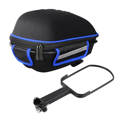 Alomejor Box/Cover de Bicicleta Duradera y Dura con Estante de Aleación de Aluminio para Subir Al Aire, la Pesca de Pescado (Blue)