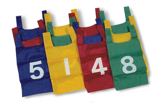 S&S Worldwide Nylon Numbered Pinnies, Blue, Blue