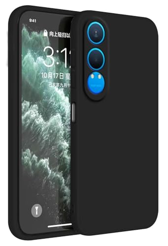 Topme Funda para OnePlus Nord CE4 Lite 5G (6.67' Inches) Carcasa Caja Case Estuche, Funda Protectora de Piel de Silicona TPU - Negro
