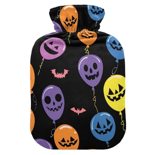 Bouillotte en peluche colorée avec housse souple, 1 L pour réchauffer les mains et les pieds, crampes menstruelles, compresas calientes para el vientre