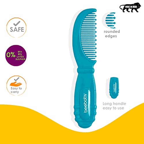 BeeBaby-Round-Edge-Baby-Comb-Pack-of-2-Blue-Violet-0M