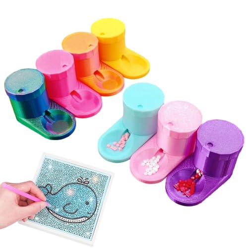 Boîte de tri pour perles et strass 3D : alignement rapide et couvercles anti-renversement inclus