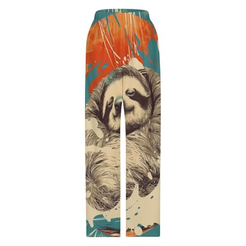 Sloth Sleep Animal CartoonChildren's Casual Pajamas140CM3