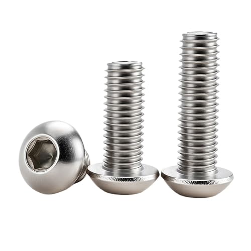 Vis hexagonale en acier inoxydable 304 M10 x 16mm ISO7380 pour assemblage de machine métallique