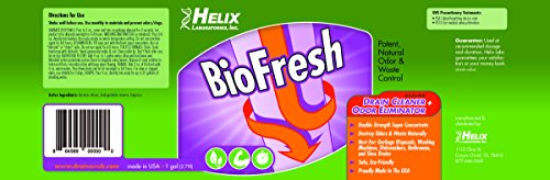 BioFresh - Enzyme Drain Cleaner & Odor Eliminator. Deodorizes and Unclogs Smelly Garbage Disposals, Washing Machines and Slow Drains. Super Concentrate w/Pleasant Fragrance (1 gallon) - Thumbnail 2
