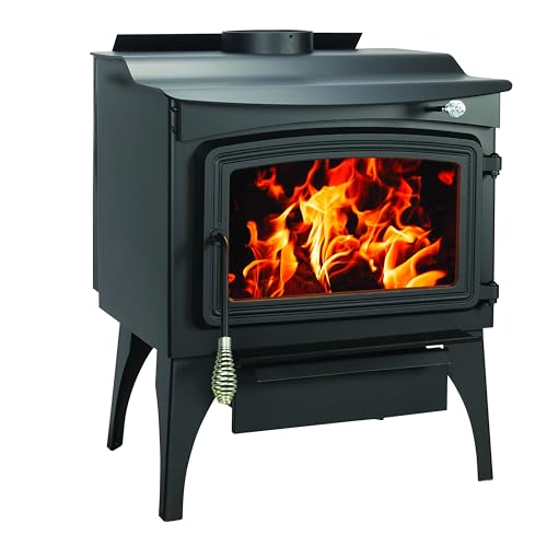 Pleasant Hearth 2,200 Sq. Ft. Wood Stove Legs and Chrome
